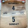 Coca Cola Metal Sign Calendar Rare 60's Image 3