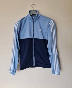 Adidas full zip top Size 12 ptp 21" in excellent condition