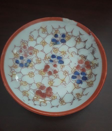 Miniature Teacup and Saucer - Some Damage