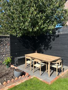 Garden table - Kave home, solid acacia wood