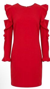 Pinko red cocktail dress
