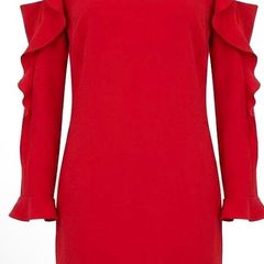 Pinko red cocktail dress