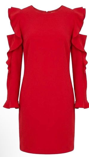 Pinko red cocktail dress