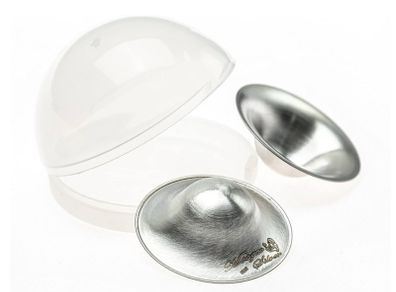 Silver nursing cups