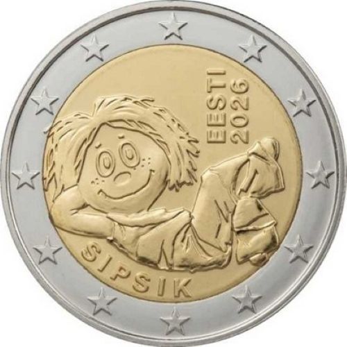 Estonia 2 Euro Commemorative Coin 2026 - Sipsik. Uncirculated.