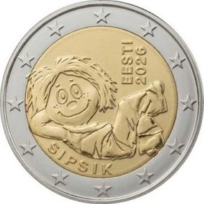 Estonia 2 Euro Commemorative Coin 2026 - Sipsik. Uncirculated.