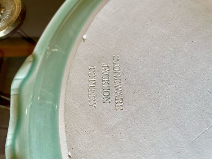 Stunning Discontinued Stoneware Jackson Kilkenny Fruit Serving Plate or Platter