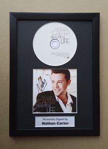 NATHAN CARTER framed autograph