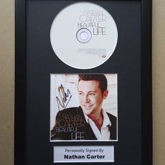 NATHAN CARTER framed autograph
