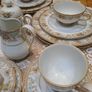 22 kt gold Noritake Ireland Fine Bone China Dinner Service 6 Place Settings Image 4