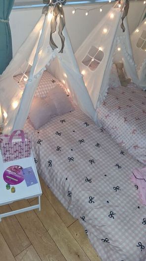 teepee sleepover equipment