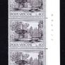 1975 Vatican City Fountains Commemorative Stamps Marigan strip of 5 Mint Never Hinged (MNH) Image 3