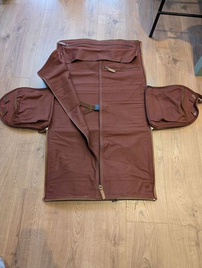 Paul Costello Genuine Leather Overnight / Travel Bag