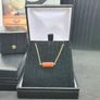 Carnelian Necklace 9ct Gold Image 3