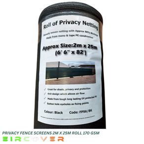 Privacy Fence Screens 2m x 25m (6.5' x 82')