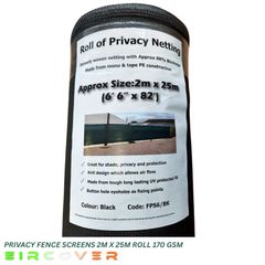 Privacy Fence Screens 2m x 25m (6.5' x 82')