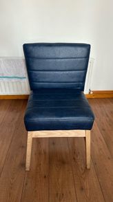 Modern Navy Blue Desk Chair