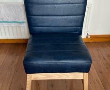 Modern Navy Blue Desk Chair
