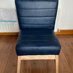 Modern Navy Blue Desk Chair