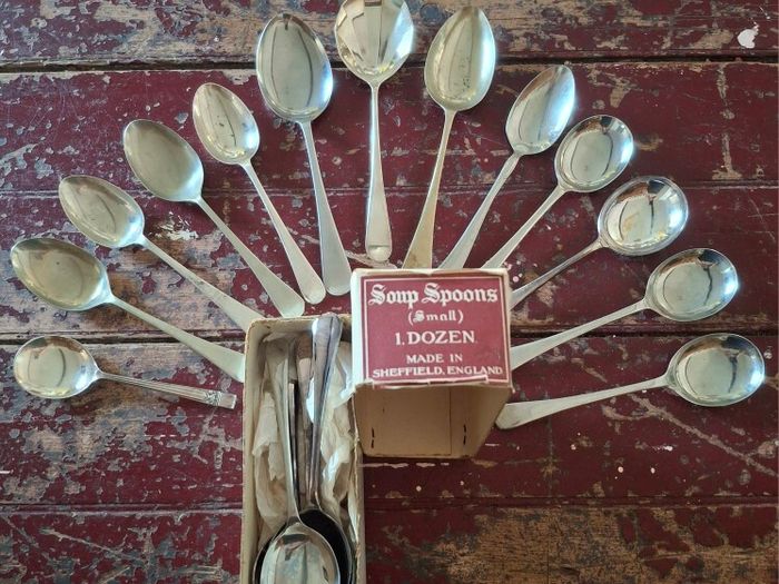 19 Piece Silverplate Spoons