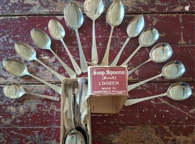 19 Piece Silverplate Spoons