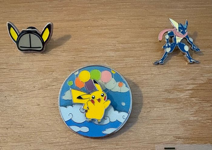Pokemon Pins & Metallic Coins
