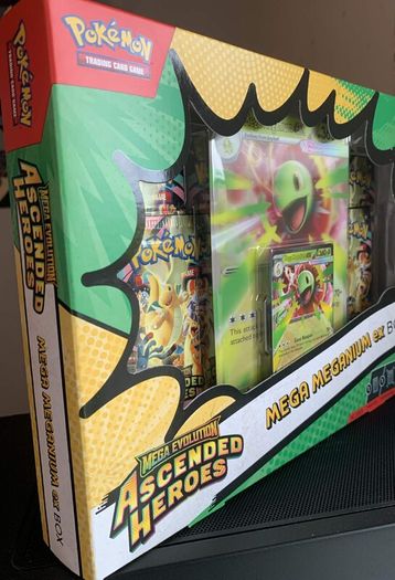 Pokemon Ascended Heros MEGA Meganium ex Box