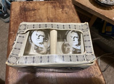 Eamonn de Valera Centenary glassware