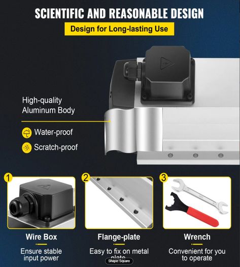 VEVOR 4KW 2220V Air Cooled Spindle Motor ER25 CNC Air Cooling Spindle Motor for CNC Engraving Milling Machine