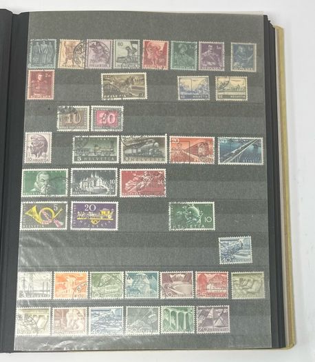 Collection: Switzerland (Helvetia) mainly, Malta, Gibraltar & Andorra Stamps mainy usd but a few mint on 38 pages