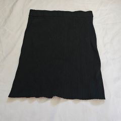 Zara Black Knit Skirt
