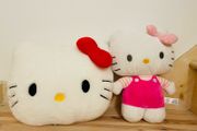 Hello Kitty pillow and soft toy