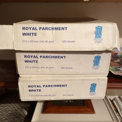 Parchment printing paper white 90gsm