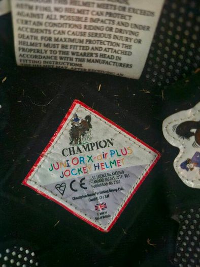 Champion riding helmet