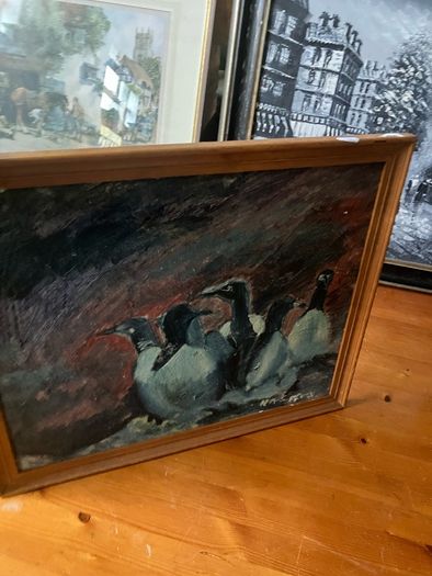 painting oil on board