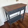 Ashford noir console table with shelf Image 3