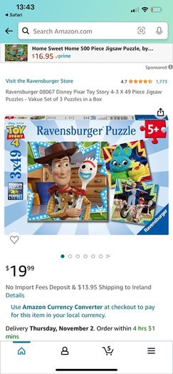 puzzle toy story 4
