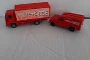 CORGI toy truck and van