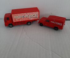 CORGI toy truck and van