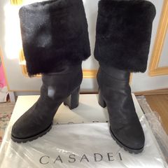 Casadei shearling boots, RRP 1100, new, UK 5.5