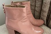 Light Pink Ankle Boots