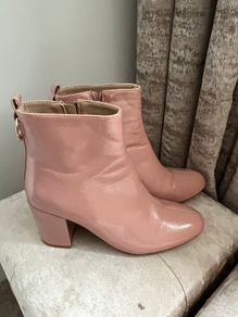 Light Pink Ankle Boots