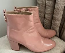 Light Pink Ankle Boots