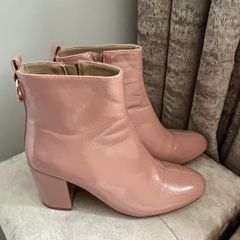 Light Pink Ankle Boots