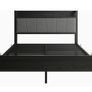 Double Bed Frames with Wooden Storage Headboard,Heavy Duty Metal Upholstered Platform Bed Frame Image 2