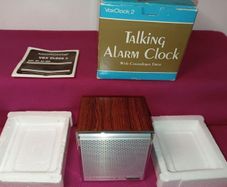Boxed Vintage 1980's Vox Clock 2 Micronta Talking Alarm Cock, Made In Japan