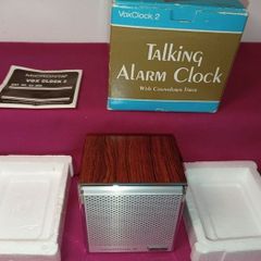 Boxed Vintage 1980's Vox Clock 2 Micronta Talking Alarm Cock, Made In Japan