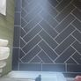 Black Matt Metro tiles Image 2