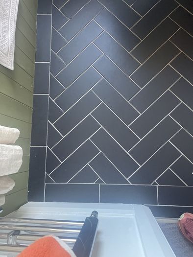Black Matt Metro tiles