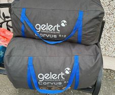 8 man tent gelert corvus 6 & 2 (needs poles)